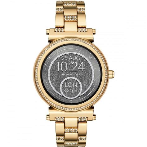 michael kors ladies access sofie sable-tone touchscreen smartwatch|Michael Kors Access Sofie Review .